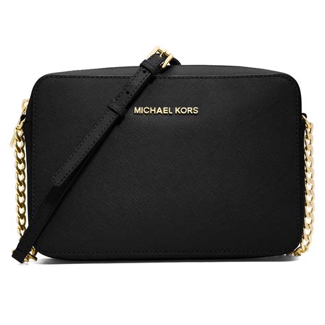 white and black michael kors bag|michael kors crossbody bag black.